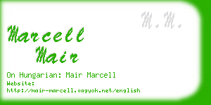 marcell mair business card